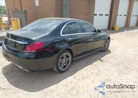 2020 Mercedes-Benz C 300 4Matic из США, поврежденный, VIN 55SWF8EB2LU324170